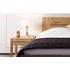 Oak bed Lauma Azur