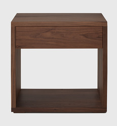 Oak bedside table Adīna